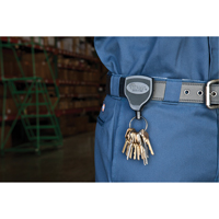 Super48™ Key Chains, Polycarbonate, 48" Cable, Belt Clip Attachment TLZ008 | Duaba Trade